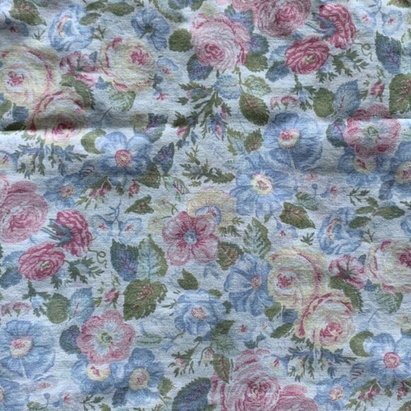 Vintage Laura Ashley Valance Sycamore Quartet Floral Shabby Cottage 84x18” #1 - Picture 1 of 8